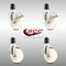 Service Caster 4 Inch 316SS Nylon Swivel 1-3/4 Inch Expanding Stem Caster Lock Brake SCC, 2PK SCC-SS316TTLEX20S414-NYS-2-S-2-134 - alternate 2